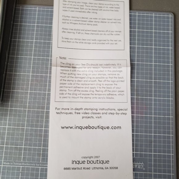 Inque Boutique Rubber Cling Stamps - Easter Set - Picture 4 of 5